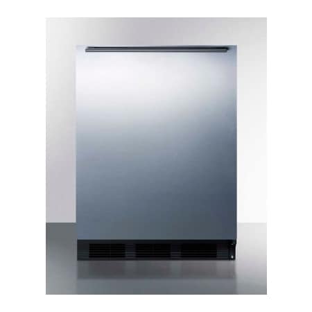 Summit-Built-In Undercounter Refrigerator-Freezer, 5.1 Cu. Ft., 24 Wide